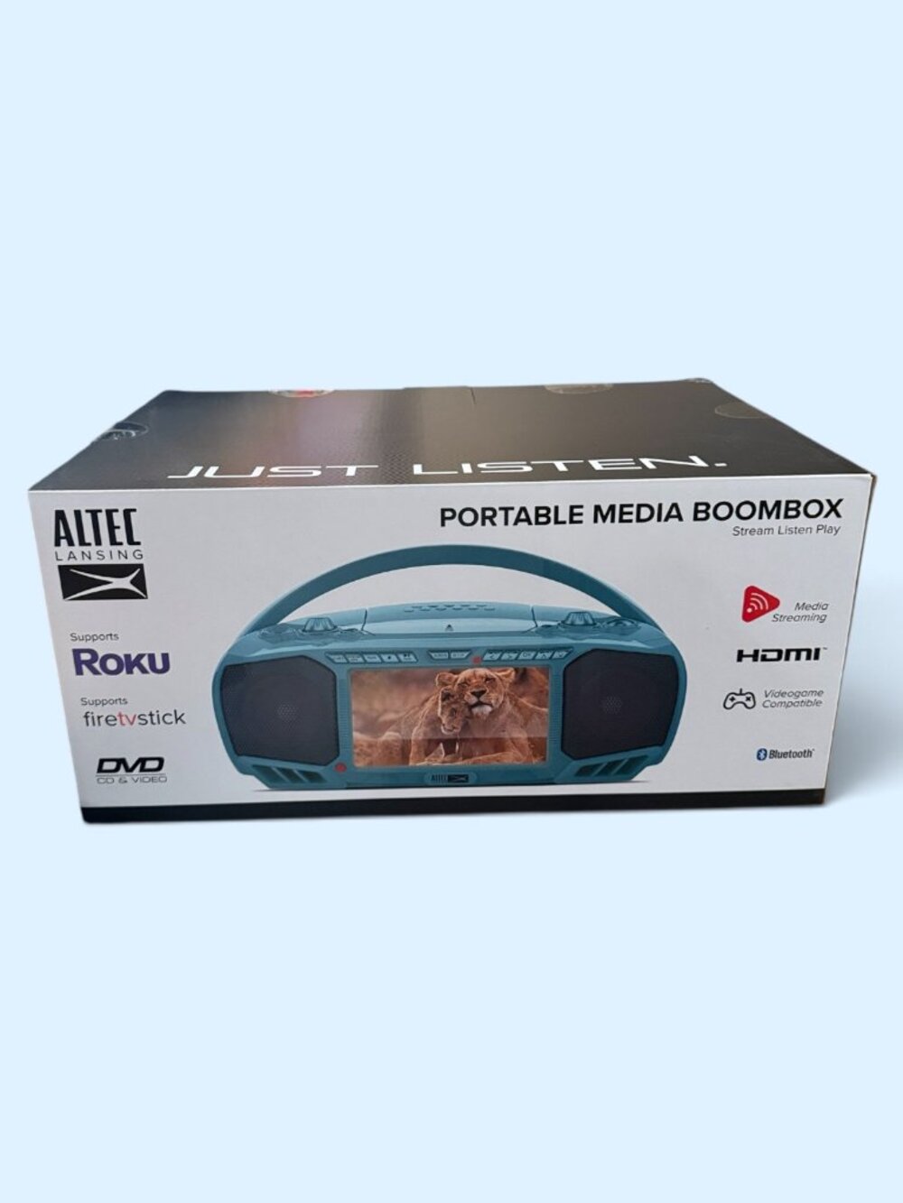 Altec Lansing Portable Media Boombox - NEW